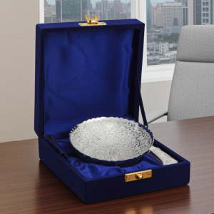 Brass Decorative Silver Bowl 4 Inch