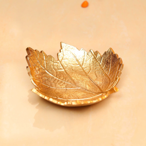Aluminum Decorative Leaf Gold Plated