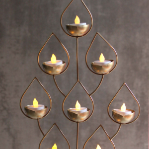 Iron Showpiece Candle Holder 7 Pieces ,Diwali Gift Item