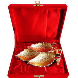 Brass Decorative Patta Angoor 2 Tone Platter