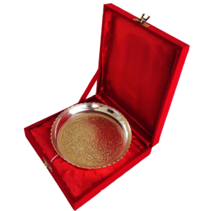 Brass Decorative Plate More 2 Tone Platter