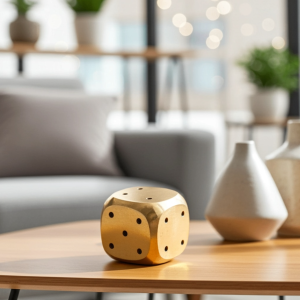 Brass Decorative Pasa, Dice