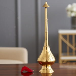 Brass Rosewater Sprinkler Gulab Pash – Traditional Pooja Accessory
