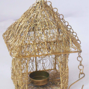 Iron Showpiece Candle Holder