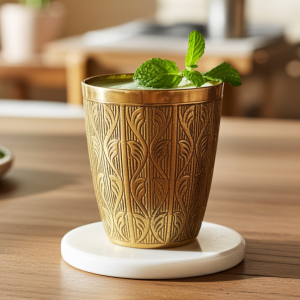 Pure Brass Glass, 220 Ml