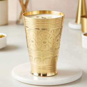 Brass Lassi Glass, 450 ML