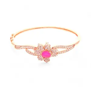 Rose Gold Plated Cubic Zircon Bracelet