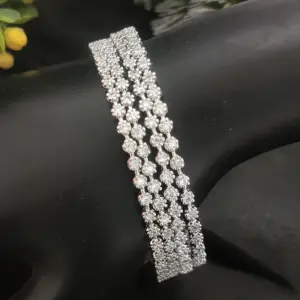 Sonamone Cubic Zircon Bangles Set