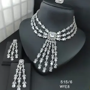 Cubic zircon Chokers Necklace