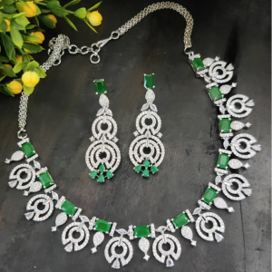 American Diamond Necklace Set