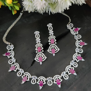 American Diamond Necklace Set