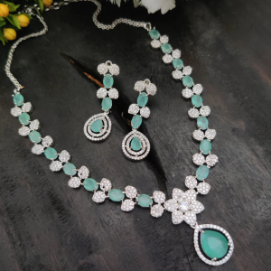 American Diamond Necklace Set