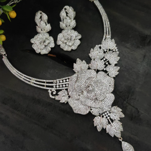 American Diamond Necklace Set