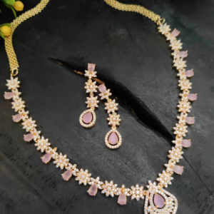 American Diamond Necklace Set