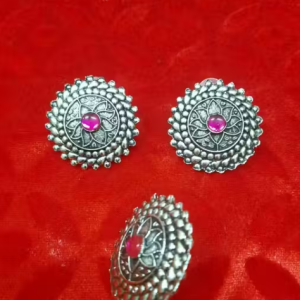 STYLISH EARING AND RING COMBO