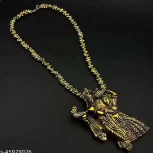 RADHE KRISHNA NECKLACE IN GOLD