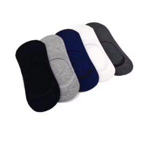 Cotton Loafer Socks with anti slip grip (5PCS)