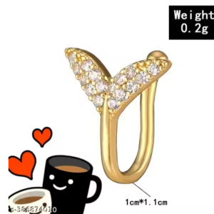 STYLISH AMERICAN DIAMOND NOSE PIN