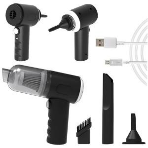 3in1 Portable Car Home Vacuum Cleaner with Blower Usb Rechargeable Wireless