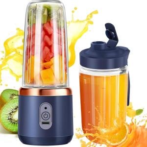 Portable Blender for Smoothies Juices 400ml Compact Jar for Soft Fruits 40w Motor Crushes