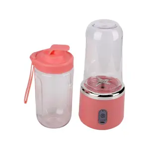 Portable Small Juicer Blender with Water Bottle Cup 2 Pc Set
