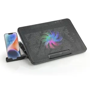 Laptop Cooler Cooling Pad with 2 Quiet Led Fans Stand for Gaming Laptop