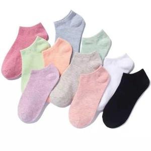 Girls Ankle Length Cotton Socks Colourful Cute Colours Women Low Cut socks pack of 6