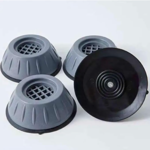 Anti Vibration Pads for Washing Machine, Fridge, Dryer with Suction Cup, Noise Cancellation, Gray, 4 Pack