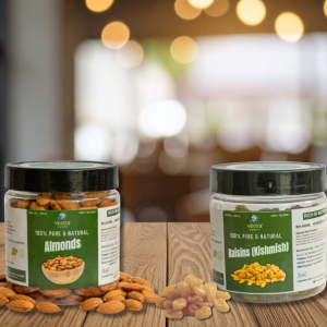 Almond (200g) & Kishmish (200 g) Combo Pure & Natural