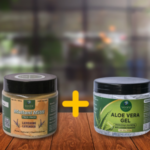Lavish Lavender Multani Mitti Face Pack 120 g Aloe Vera Gel 200 gm