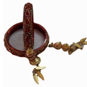 Golden Bangles For Women, Bridal Crystal Bangles, Golden Leaf Design Bangles