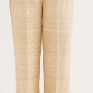 Women Pink Trousers, High Waist Straight Fit Pants, Office Wear Pants, Casual Cotton Trousers For Women ✅