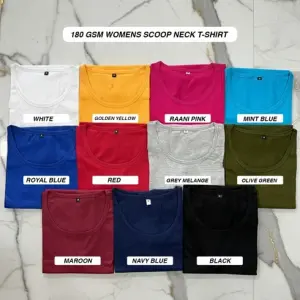 Women’s Scoopneck Short Sleeve T‑Shirt