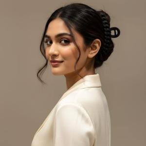 Chain Hair Claw Clip, Braided Design Hair Clips for Women, 4 Pack