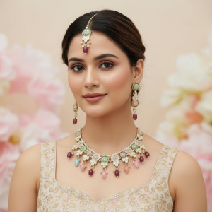 Necklace Set for Women | Wedding Jewelry Set with , Earrings