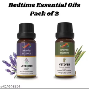Ananta Premium Essential Oils – Lavender & Vetiver Twin Pack