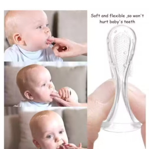 Pack of 1 Baby Gum Cleaning Finger Brush Silicone