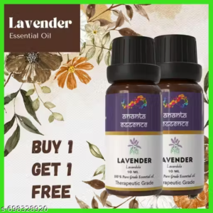Buy 1 Get 1 Free Lavender Essential Oil for Aromatherapy & Home Fragrance | Essential Oil for Diffuser & Soap Making