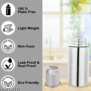 250 ml Baby Steel Feeding Bottle – Travel Friendly