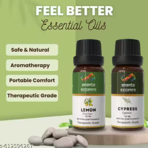 Ananta Essential Oil Combo – Lemon & Cypress (2 x 10ml)
