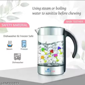 Pack of 3 Fruit shape teether for baby