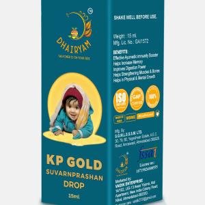 KP GOLD SUVARNAPRASHAN DROPS FOR KIDS Healthy Growth Improves Strength & Immunity Booster For Kids (0-16 Years)