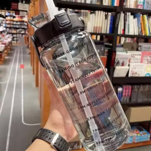 2L Sports Water Bottle – 2000ml Large Capacity Drinking Cup, Durable & Leakproof – Space Cup Design for Women & Men – Perfect for Summer Hydration