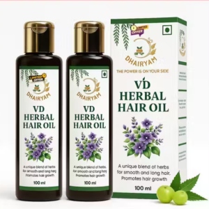 DHAIRYAM Herbal Hair Oil For Women & Men Long Hair growth oil 2 Pack (100ml Each)