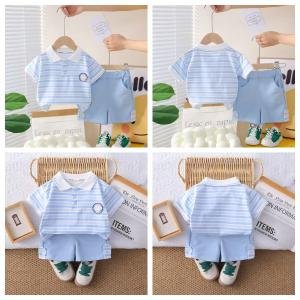 Premium Two-Piece Collar Neck T-Shirt Set