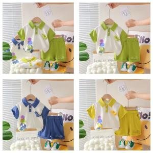 Premium Two-Piece Collar Neck T-Shirt Set