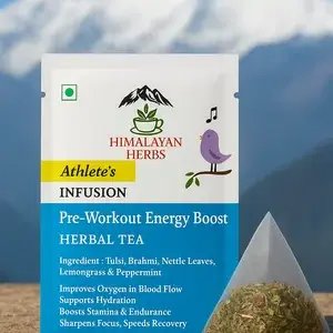 Himalayan Herbs Pre- Workout Energy Boost Herbal Tea (Pack Of 15 Tea Bags)