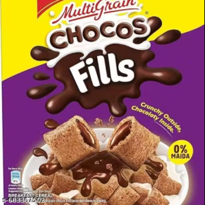 Chocó's Fills 250g | Double Chocolaty, Anytime Snack | 3 Grains: Oats, Wheat & Rice, Protein Rich, 0% Maid