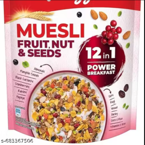 Muesli Fruit Nut & Seed's 240G|12-In-1 Pwr Breakfast India's No. 1 Muesli