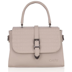 Catchy Everyday use Sling Bag |Women's Crocodile Print with Front Zipper & Handle Perfect for Work or Casual Wear